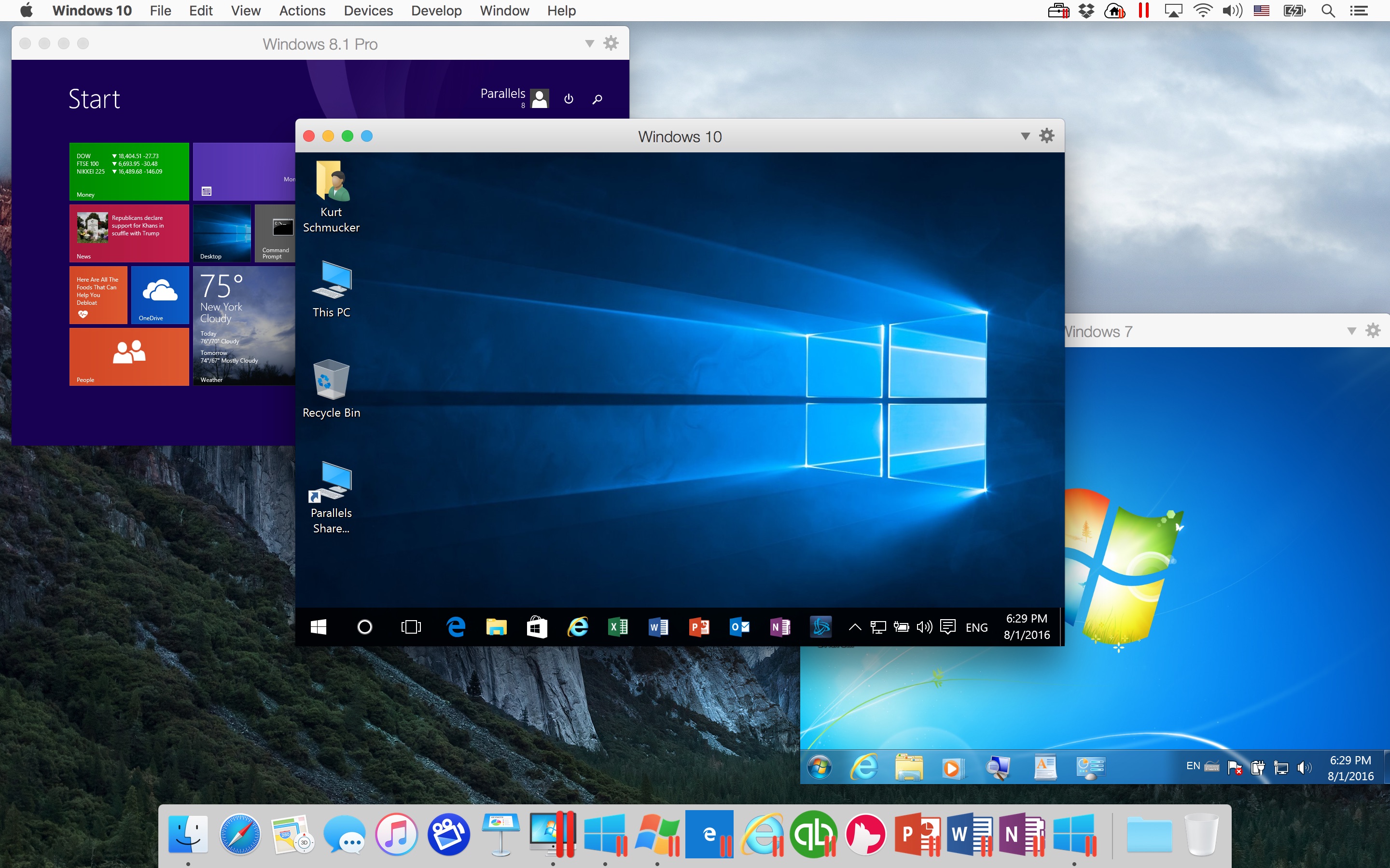 Parallels For Mac Performance Windows 10